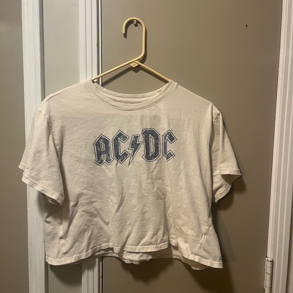 American Eagle Cream Band Tee